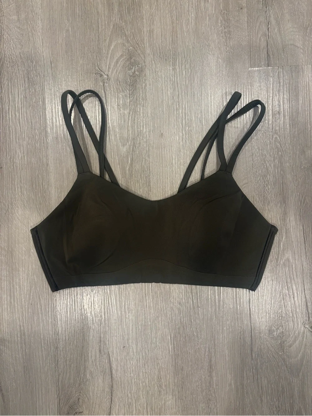 Women’s Dark Green Double-Strap Lululemon Bra